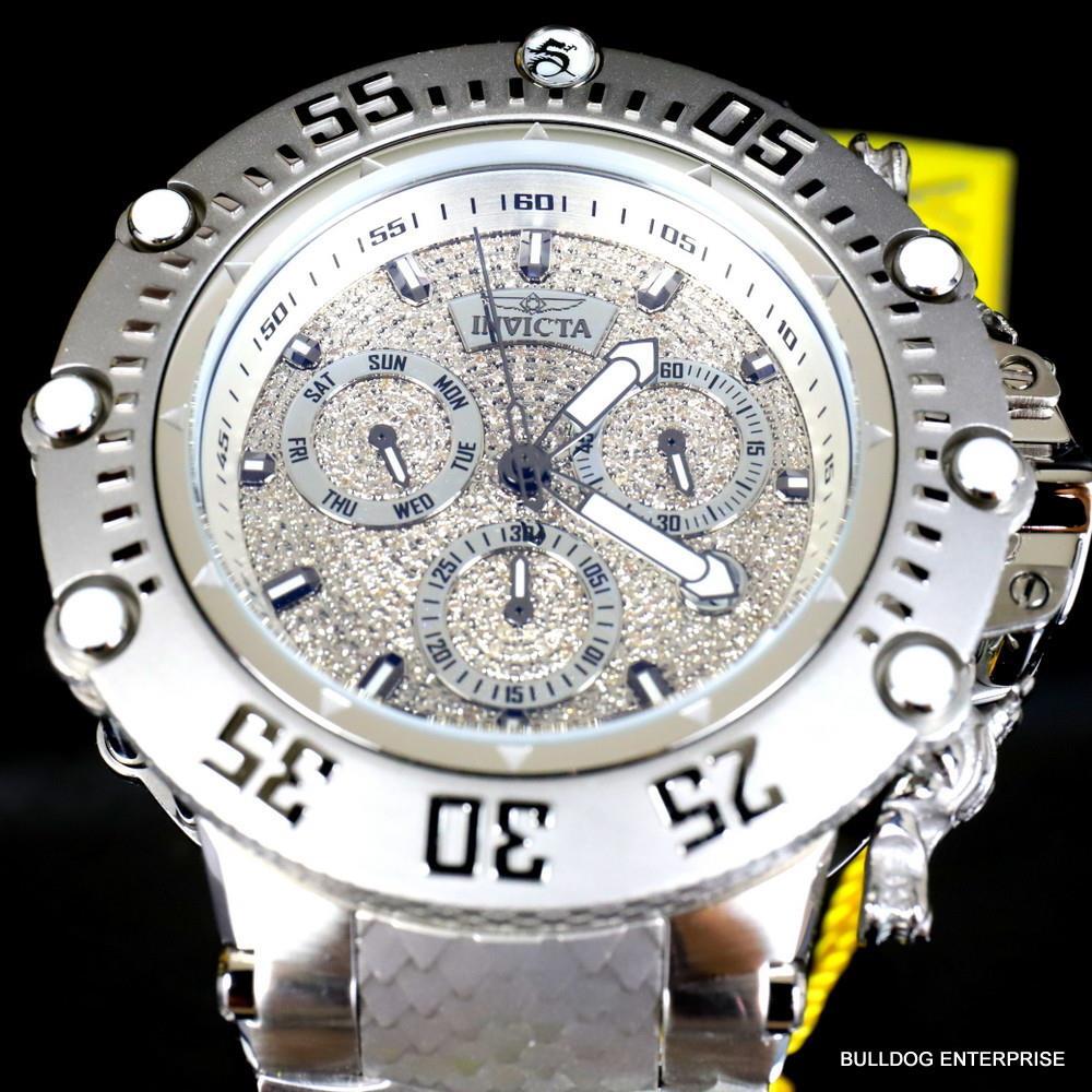 Invicta Subaqua Noma VII 1.57CTW Diamond Swiss Stainless Steel 52mm Watch New