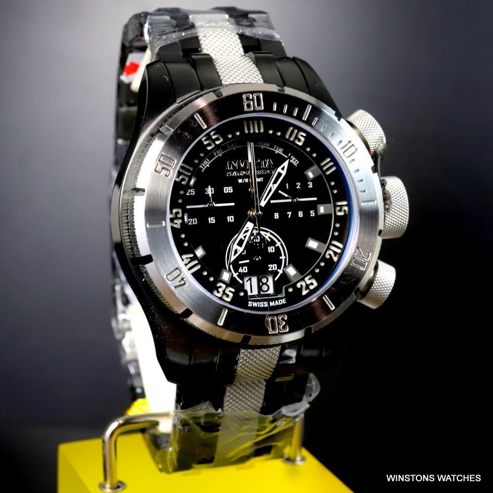 Invicta Platinum Select Coalition Forces Swiss Made Steel Chrono Watch 50mm New
