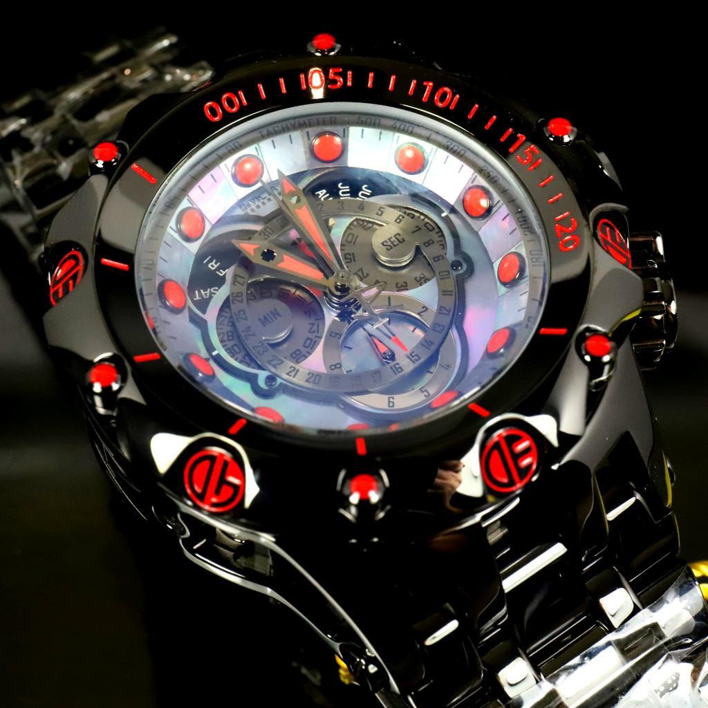 Invicta Reserve Venom Viper Black Label Master Calendar Swiss 5040.F MOP Watch