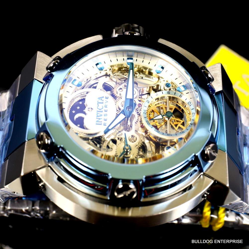 Invicta Reserve X-Wing  Automatic Day/Night Moon Phase Skeletonized Watch New