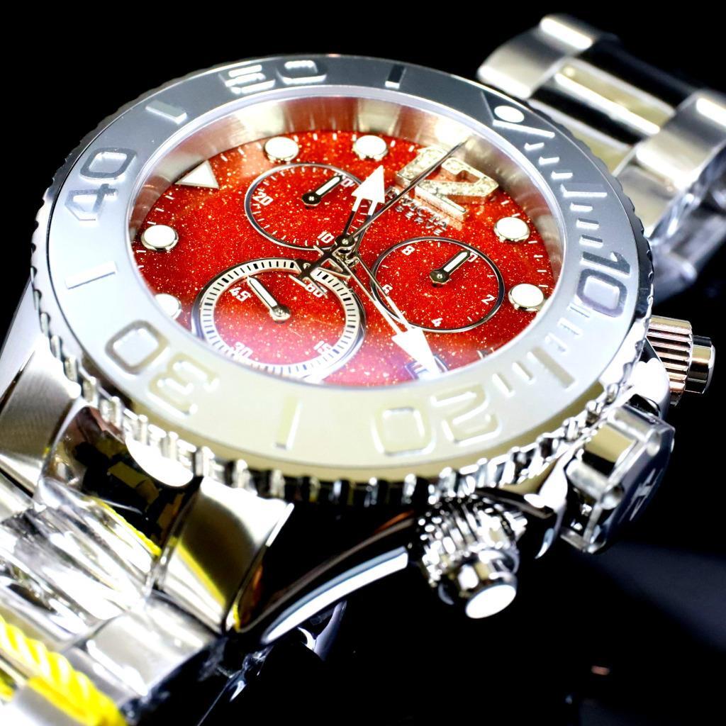 Invicta Masterpiece Reserve Grand Diver Brown Sand Stone Diamond Swiss ETA Watch
