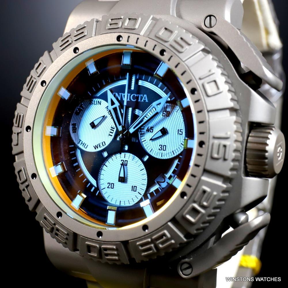 Invicta Coalition Forces Tinted Crystal Titanium 52mm Ronda Z60 Watch New