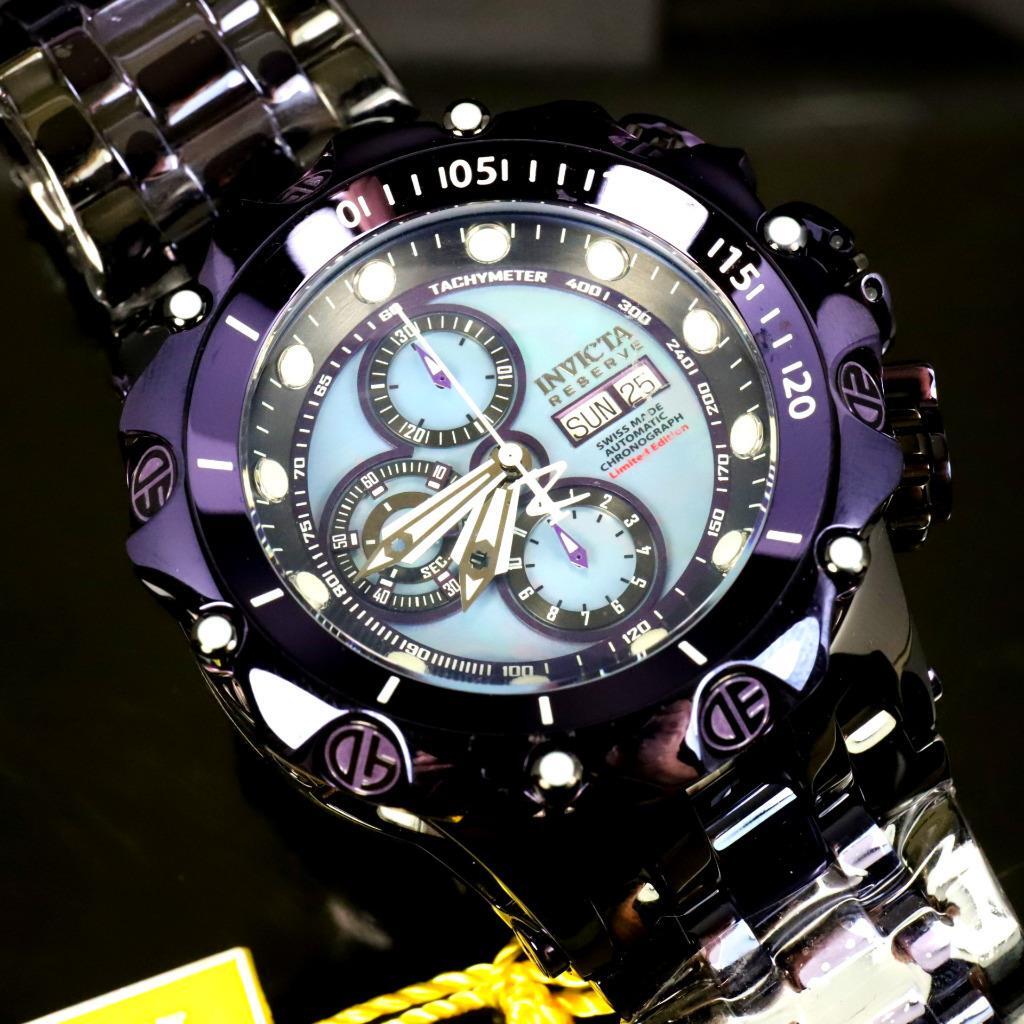 Invicta Reserve Venom Fusion Swiss Made Sellita SW500 Purple Automatic Watch