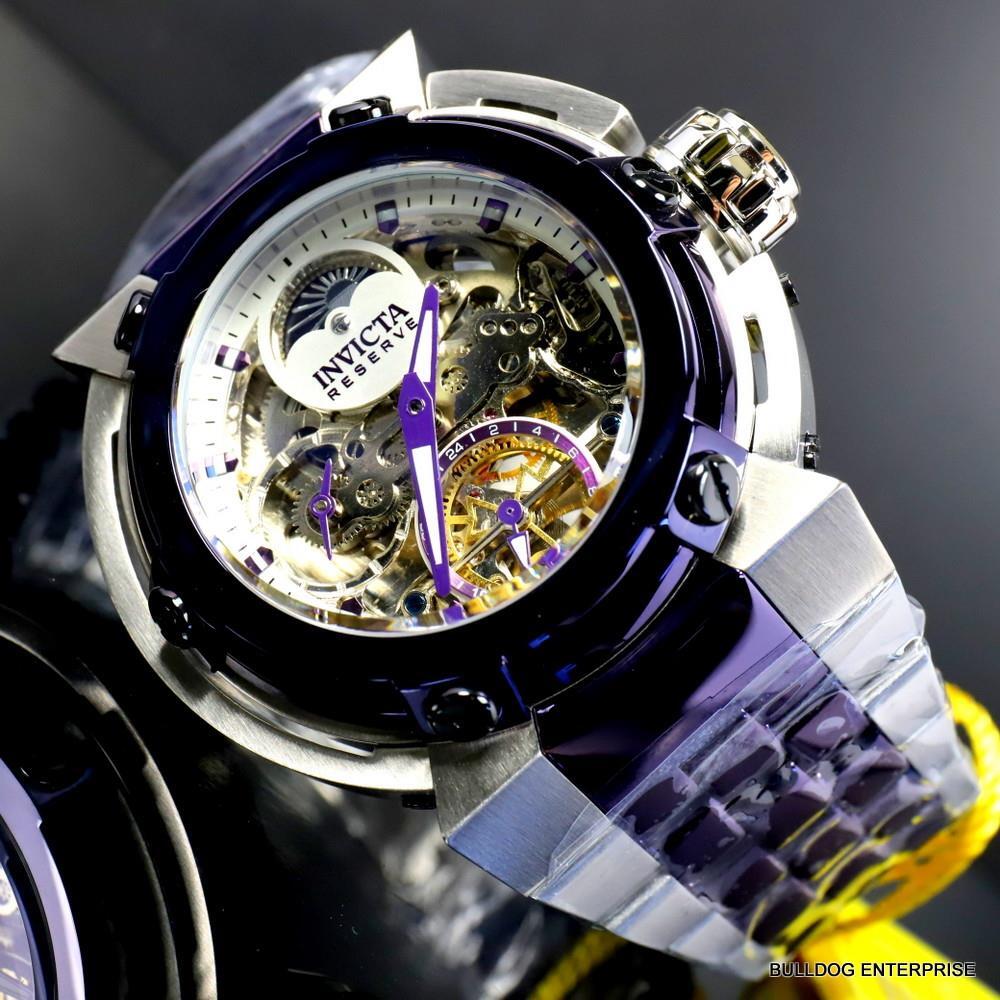 Invicta Reserve X-Wing  Automatic Day/Night Moon Phase Skeletonized Watch New