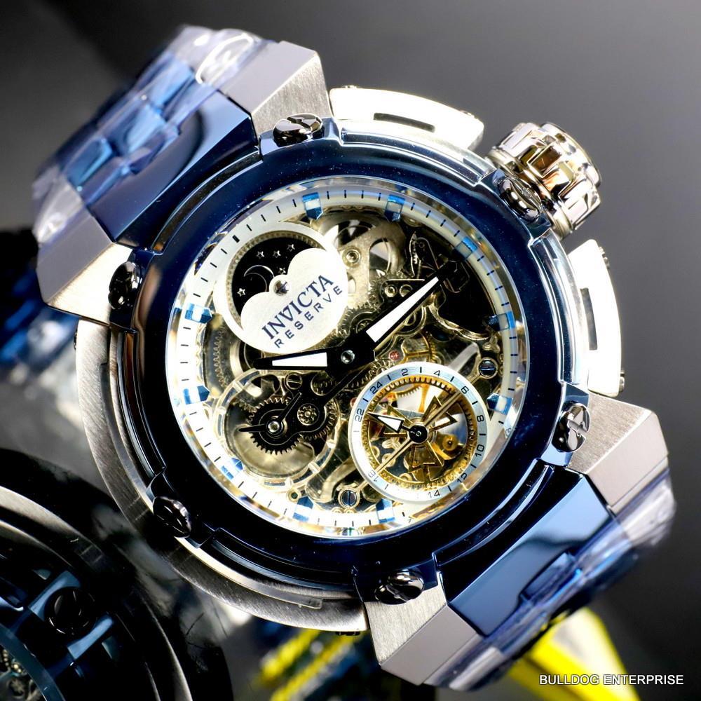 Invicta Reserve X-Wing  Automatic Day/Night Moon Phase Skeletonized Watch New