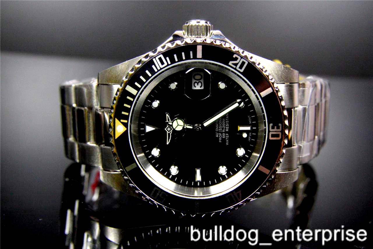 Mens Invicta Pro Diver Black 8926OB 8926C NH35A Automatic Coin Bezel Watch New