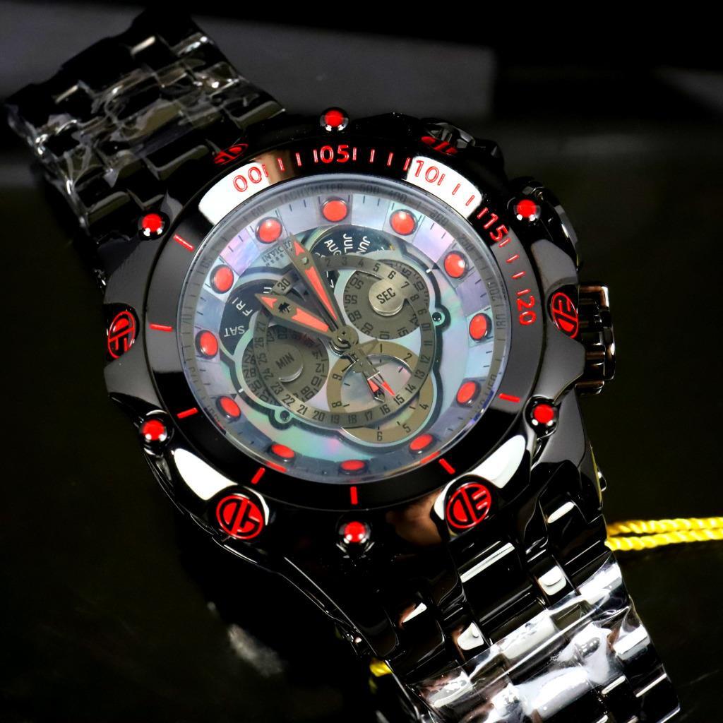 Invicta Reserve Venom Viper Black Label Master Calendar Swiss 5040.F MOP Watch