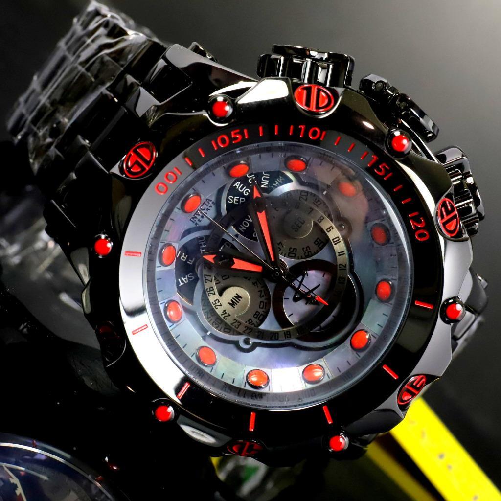 Invicta Reserve Venom Viper Black Label Master Calendar Swiss 5040.F MOP Watch