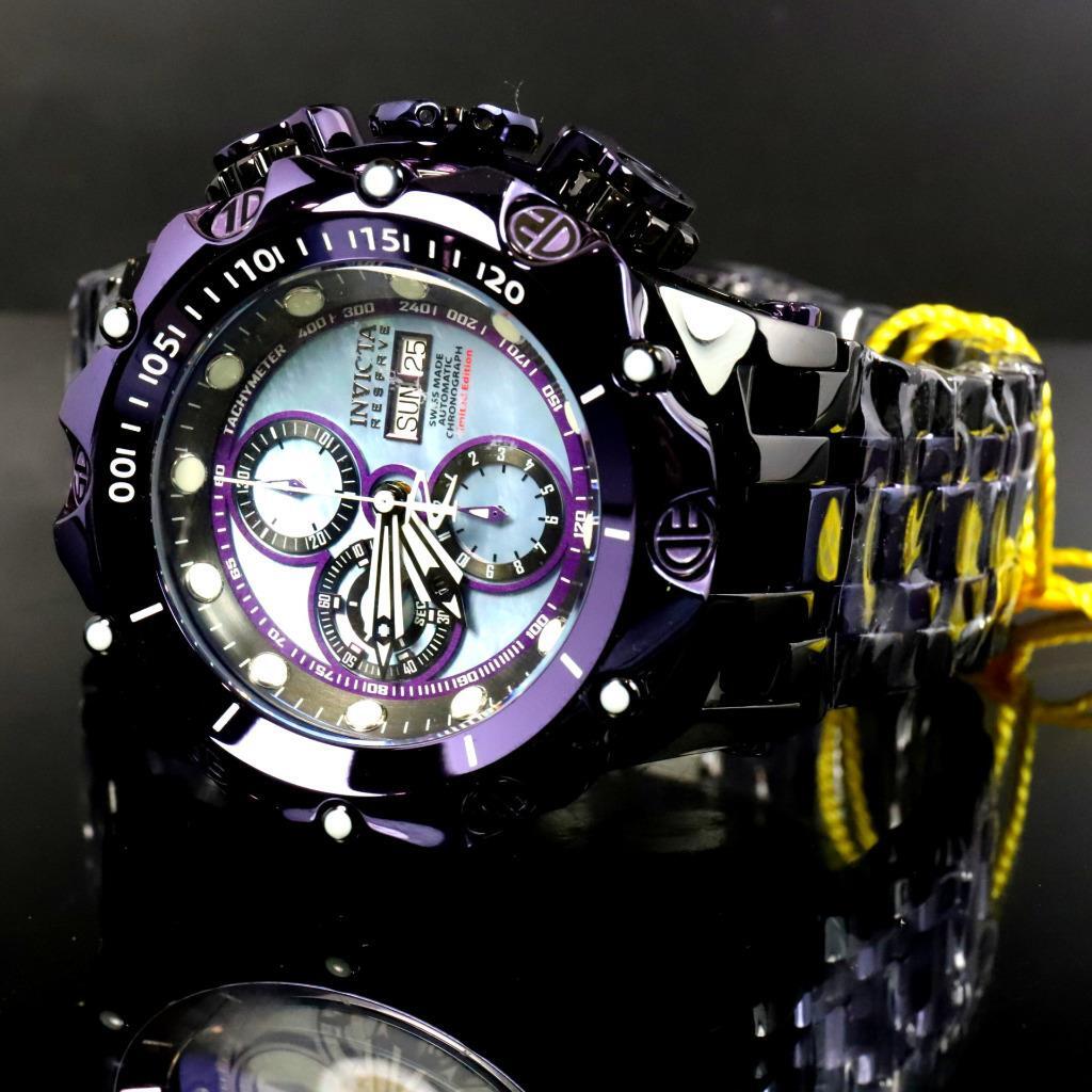 Invicta Reserve Venom Fusion Swiss Made Sellita SW500 Purple Automatic Watch