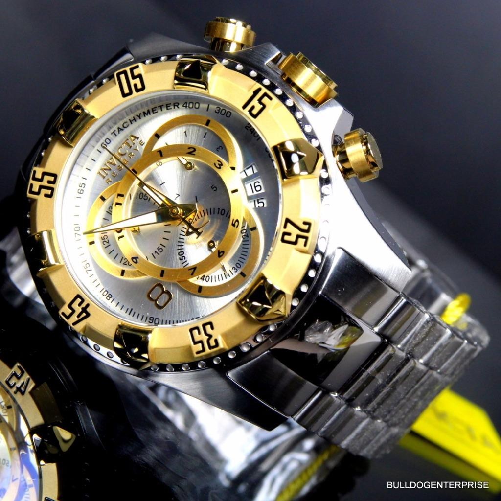 Invicta Reserve Excursion Touring Chronograph 52mm Steel Swiss Movt Watch New