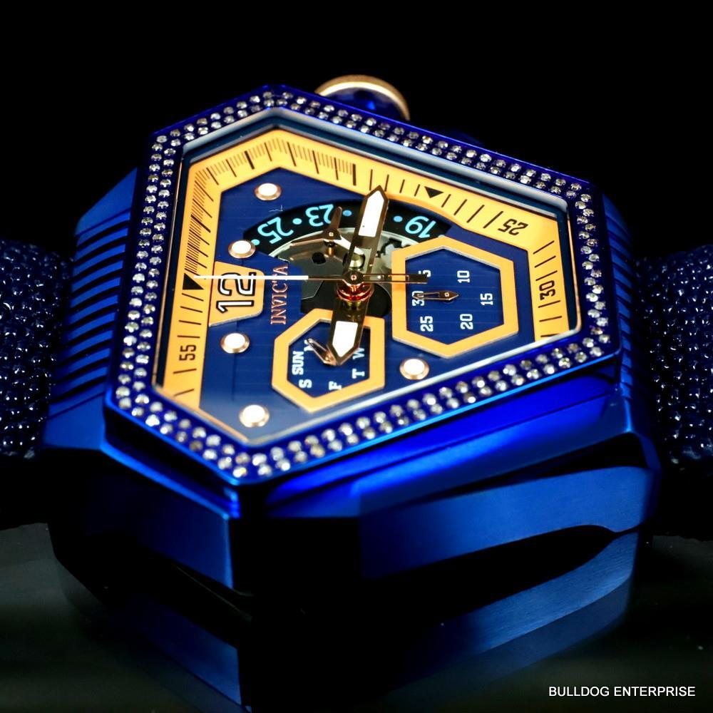 Invicta Speedway .76 CTW Diamond Triangular Stingray Chrono Swiss Mvt Watch New