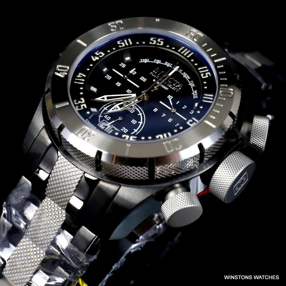 Invicta Platinum Select Coalition Forces Swiss Made Steel Chrono Watch 50mm New