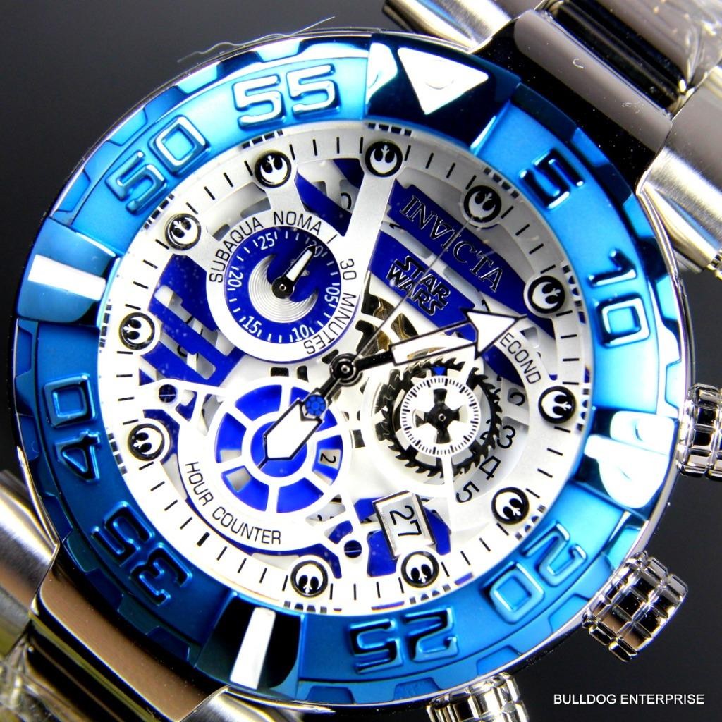 Invicta Star Wars R2D2 Subaqua Noma I Ltd Ed Swiss Movt 47mm Steel Watch New