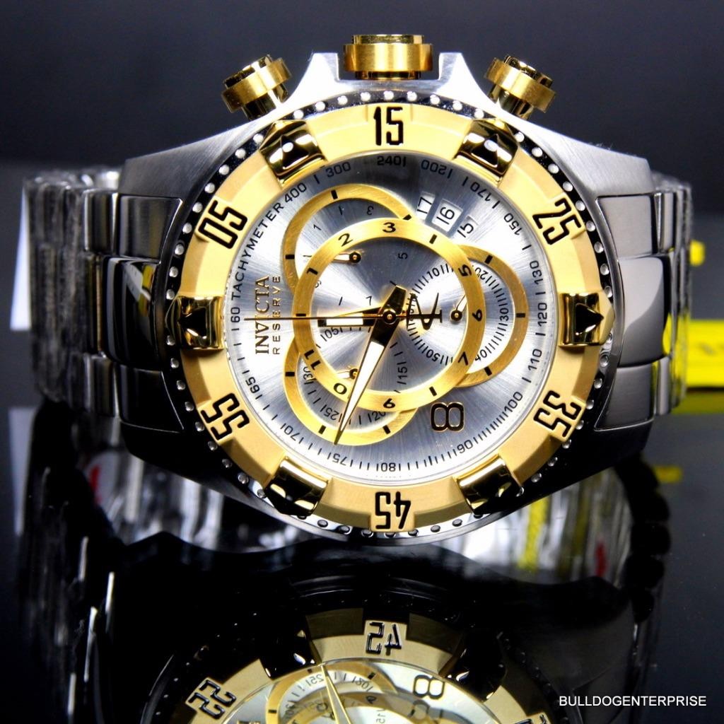 Invicta Reserve Excursion Touring Chronograph 52mm Steel Swiss Movt Watch New
