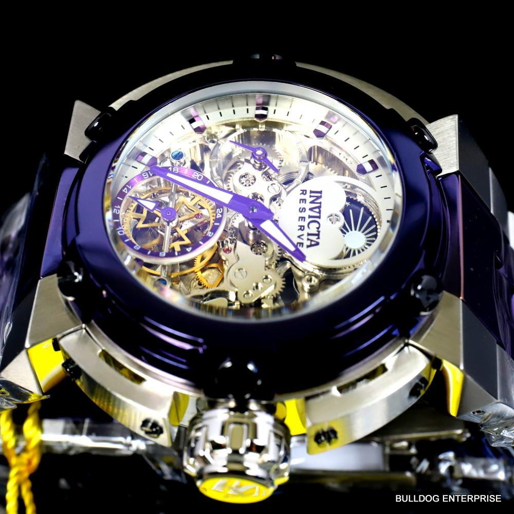 Invicta Reserve X-Wing  Automatic Day/Night Moon Phase Skeletonized Watch New