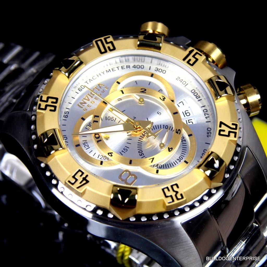 Invicta Reserve Excursion Touring Chronograph 52mm Steel Swiss Movt Watch New
