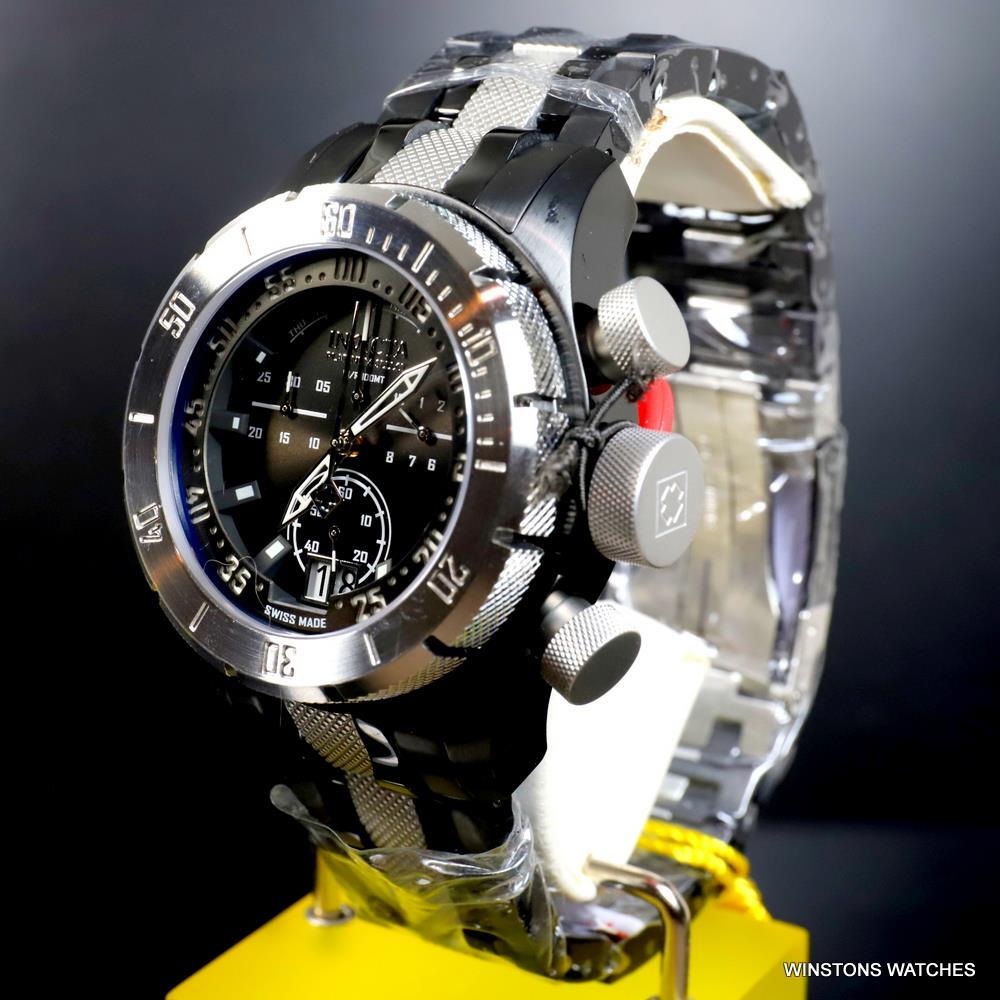 Invicta Platinum Select Coalition Forces Swiss Made Steel Chrono Watch 50mm New