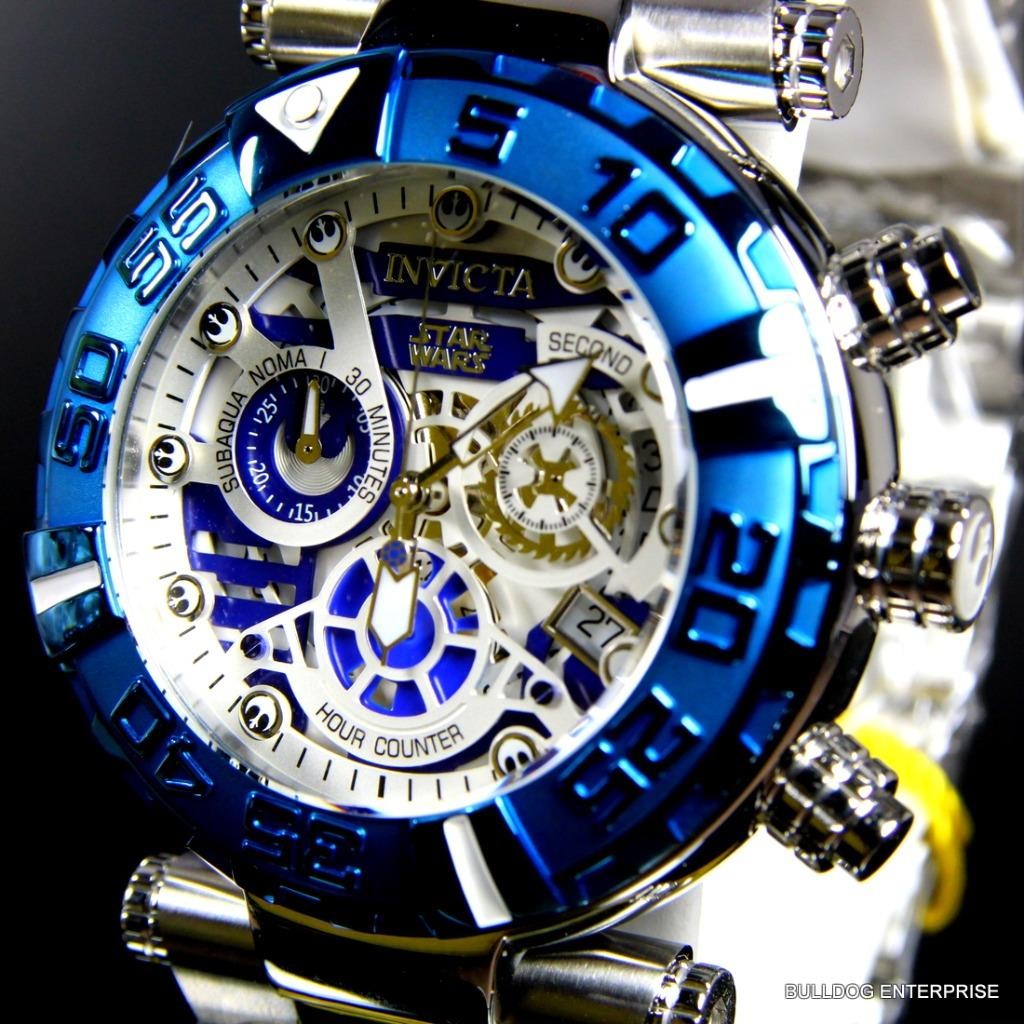 Invicta Star Wars R2D2 Subaqua Noma I Ltd Ed Swiss Movt 47mm Steel Watch New