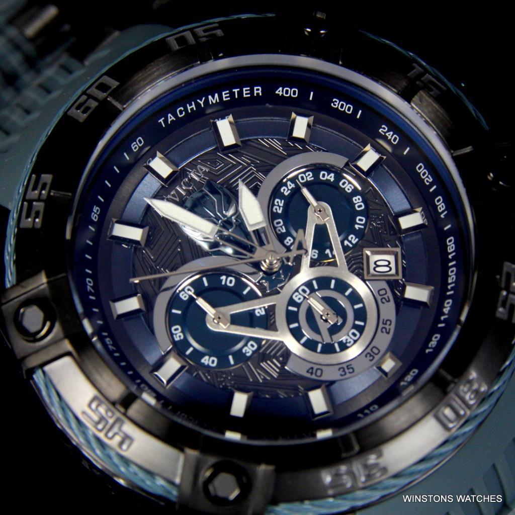 Invicta Marvel Black Panther Bolt Viper 52mm Chronograph Limited Edtn Watch New