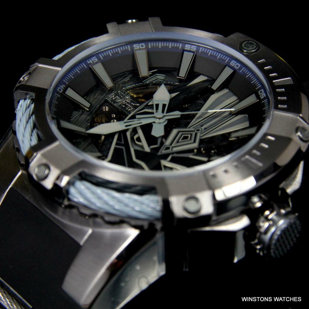 Invicta Marvel Black Panther Bolt Automatic Limited Edition 51mm Watch New