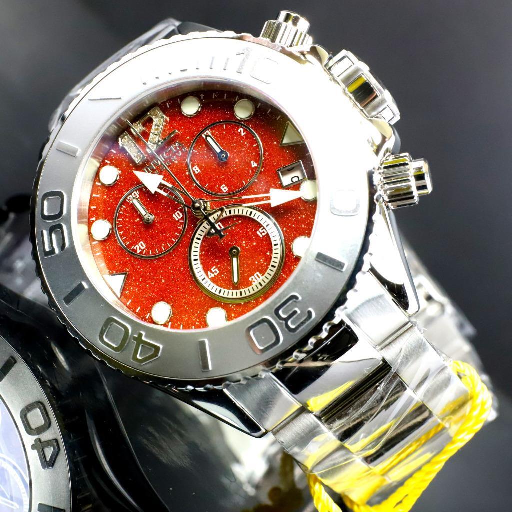 Invicta Masterpiece Reserve Grand Diver Brown Sand Stone Diamond Swiss ETA Watch