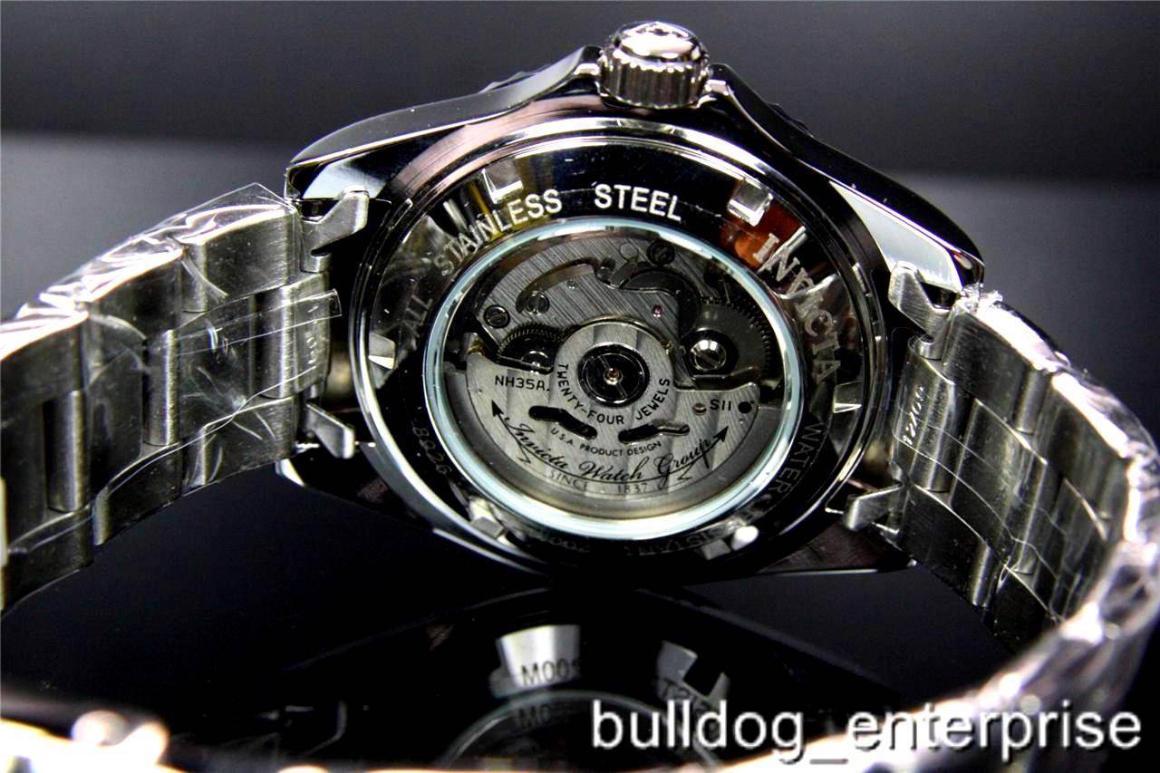 Mens Invicta Pro Diver Black 8926OB 8926C NH35A Automatic Coin Bezel Watch New