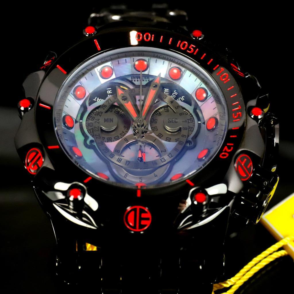 Invicta Reserve Venom Viper Black Label Master Calendar Swiss 5040.F MOP Watch