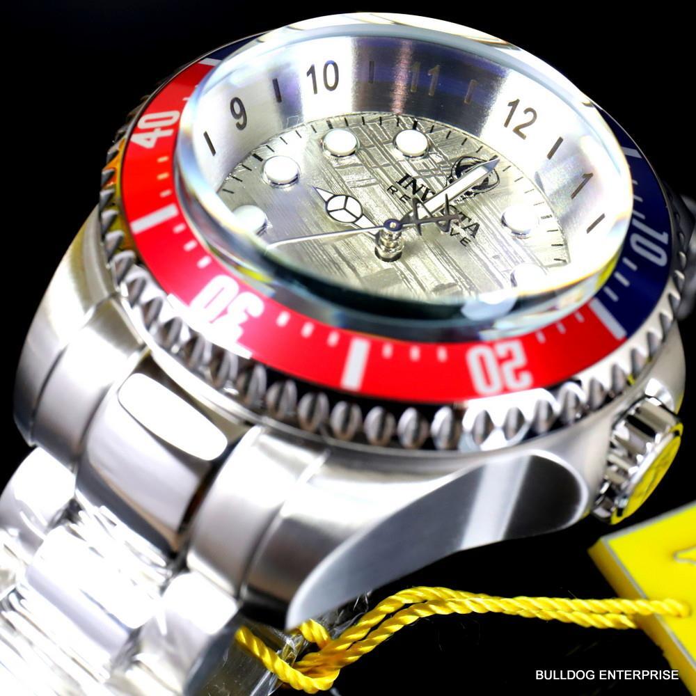Invicta Reserve Hydromax Meteorite Automatic Steel Pepsi Cola 52mm Watch New