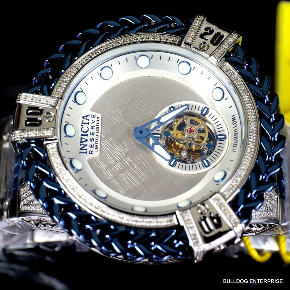 Invicta Reserve Bolt Hercules Meteorite 1.26 CTW Diamond Tourbillon Watch New