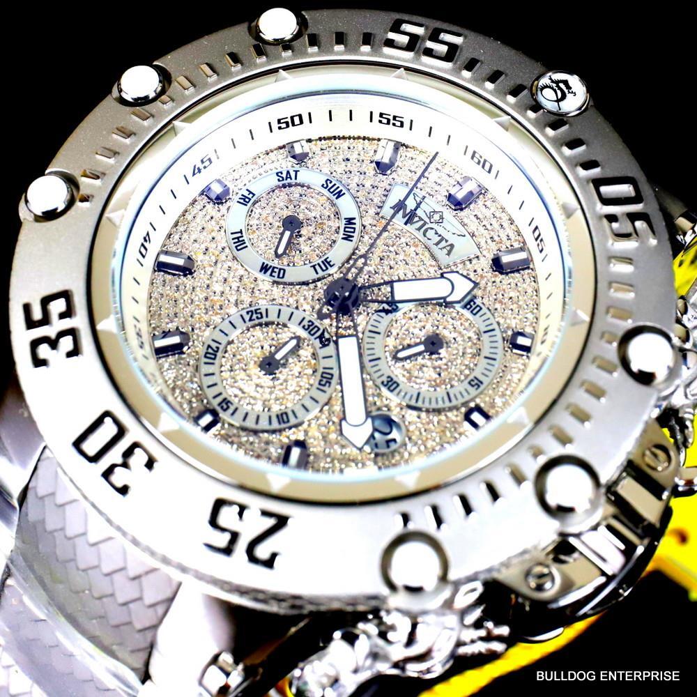 Invicta Subaqua Noma VII 1.57CTW Diamond Swiss Stainless Steel 52mm Watch New