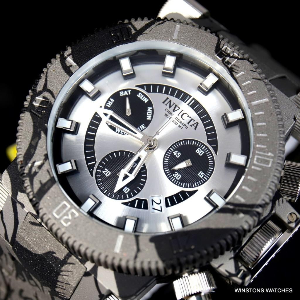 Invicta Coalition Forces Hydroplated Graffiti Steel Chronograph 51mm Watch New
