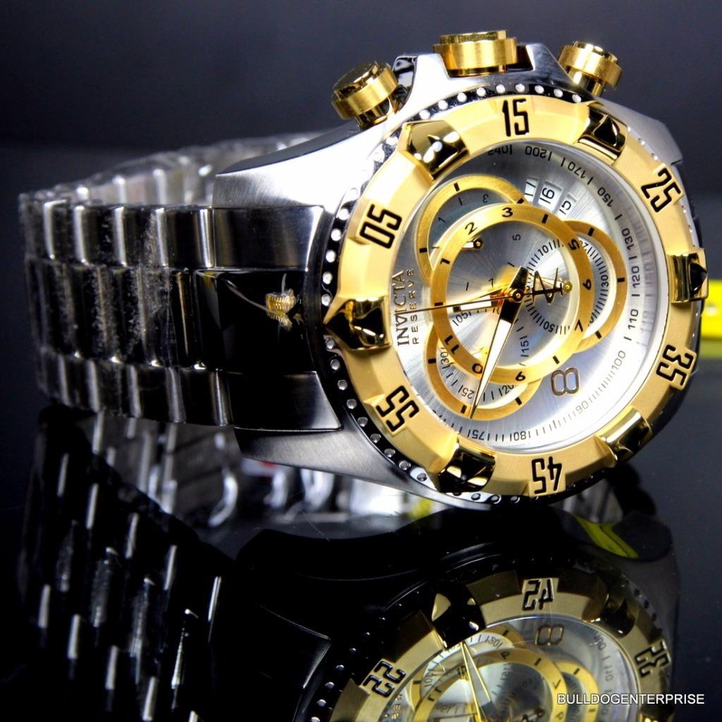 Invicta Reserve Excursion Touring Chronograph 52mm Steel Swiss Movt Watch New