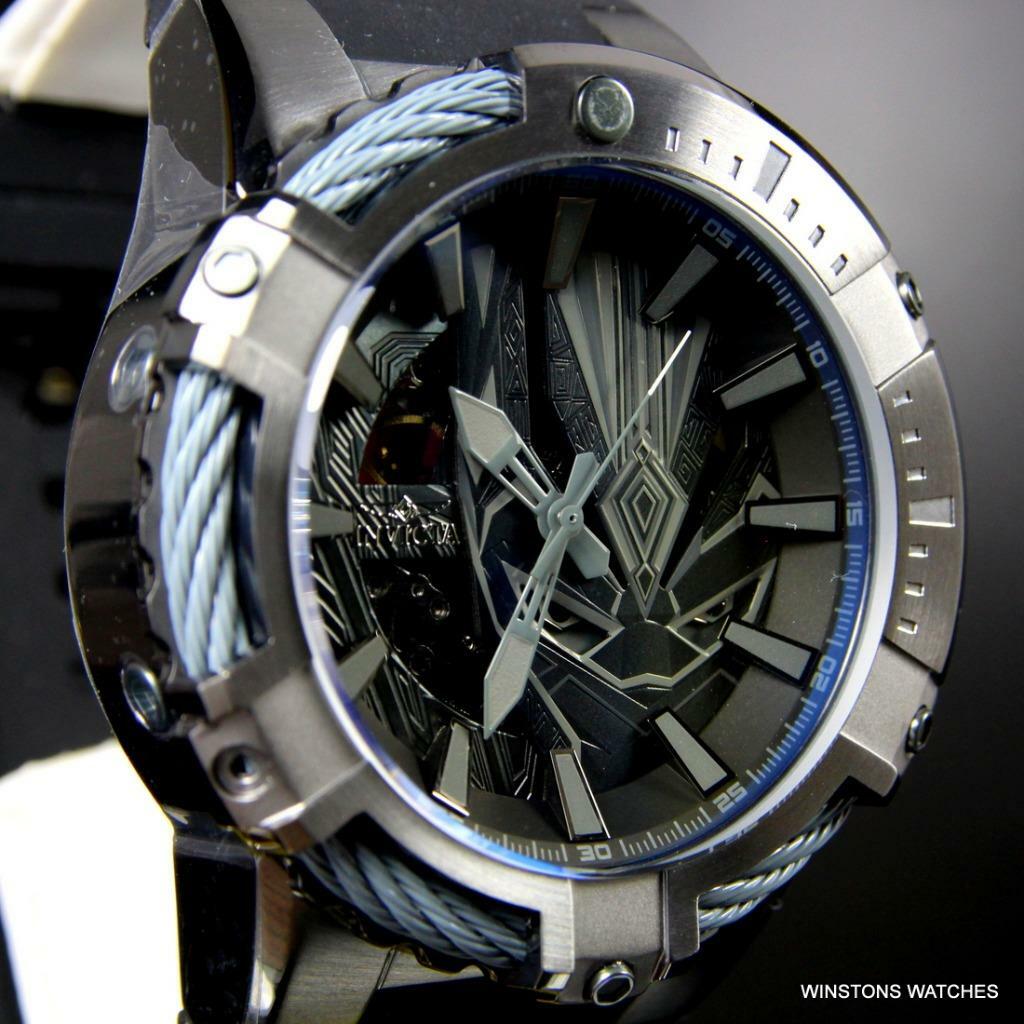 Invicta Marvel Black Panther Bolt Automatic Limited Edition 51mm Watch New