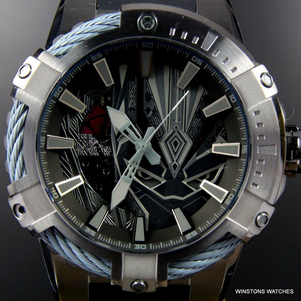 Invicta Marvel Black Panther Bolt Automatic Limited Edition 51mm Watch New