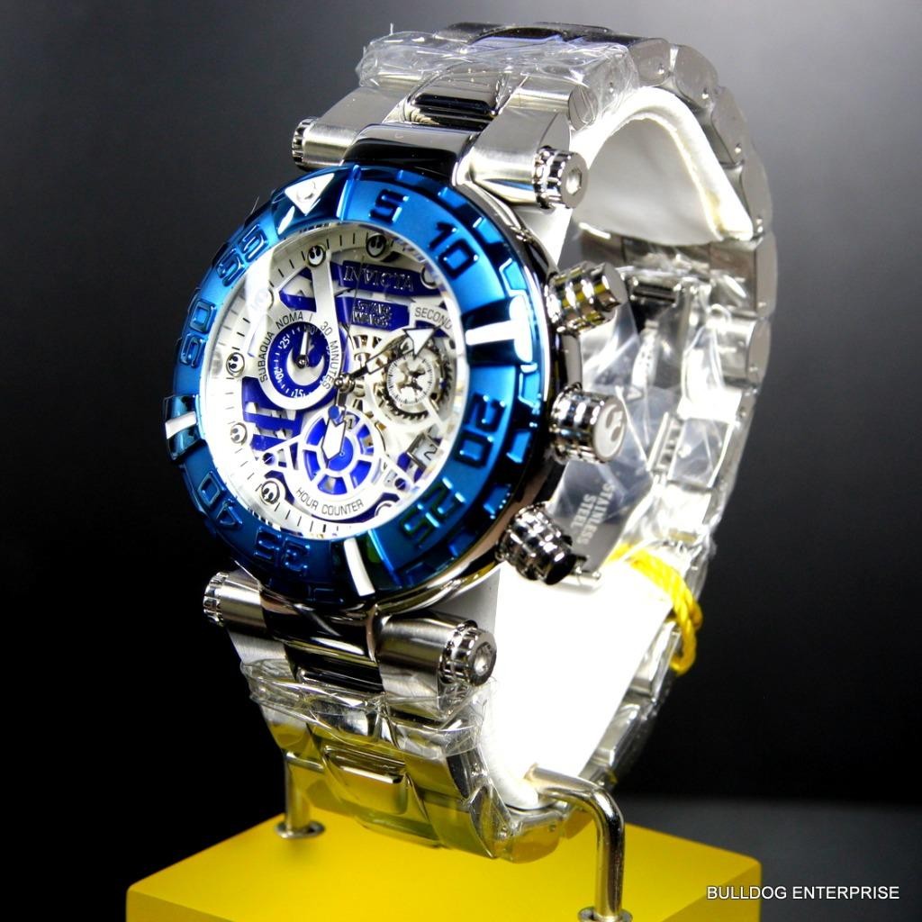 Invicta Star Wars R2D2 Subaqua Noma I Ltd Ed Swiss Movt 47mm Steel Watch New