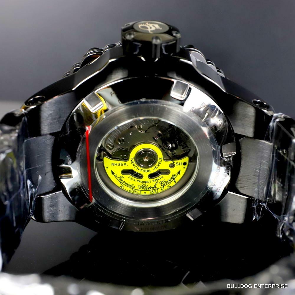 Invicta Subaqua Noma VI 1.81 CTW Diamond Automatic Black Steal Watch 52mm New