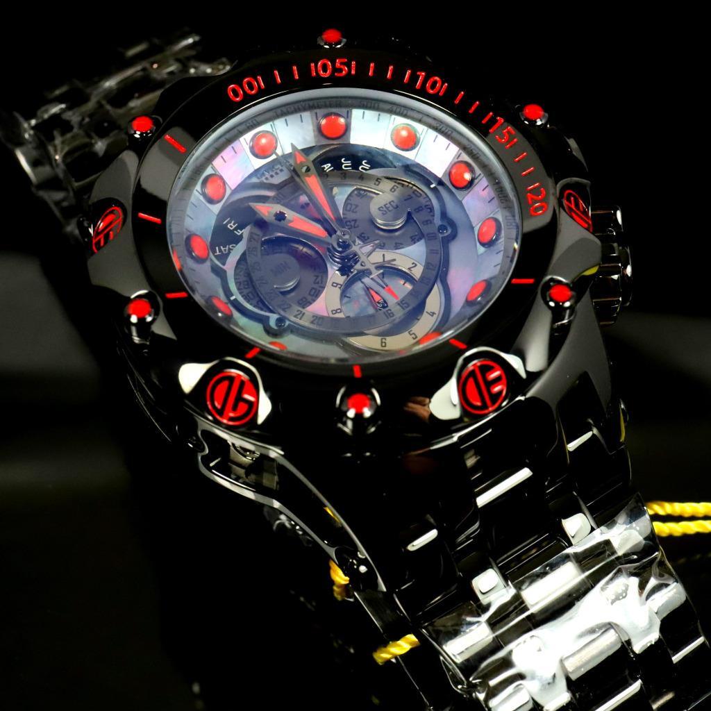 Invicta Reserve Venom Viper Black Label Master Calendar Swiss 5040.F MOP Watch