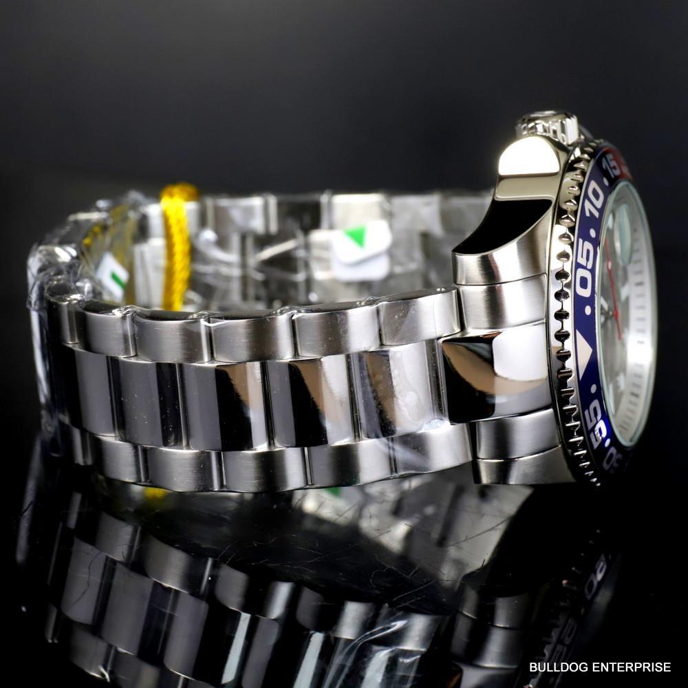 Invicta Reserve Pro Diver Meteorite Automatic Pepsi Cola 46mm Steel Watch New