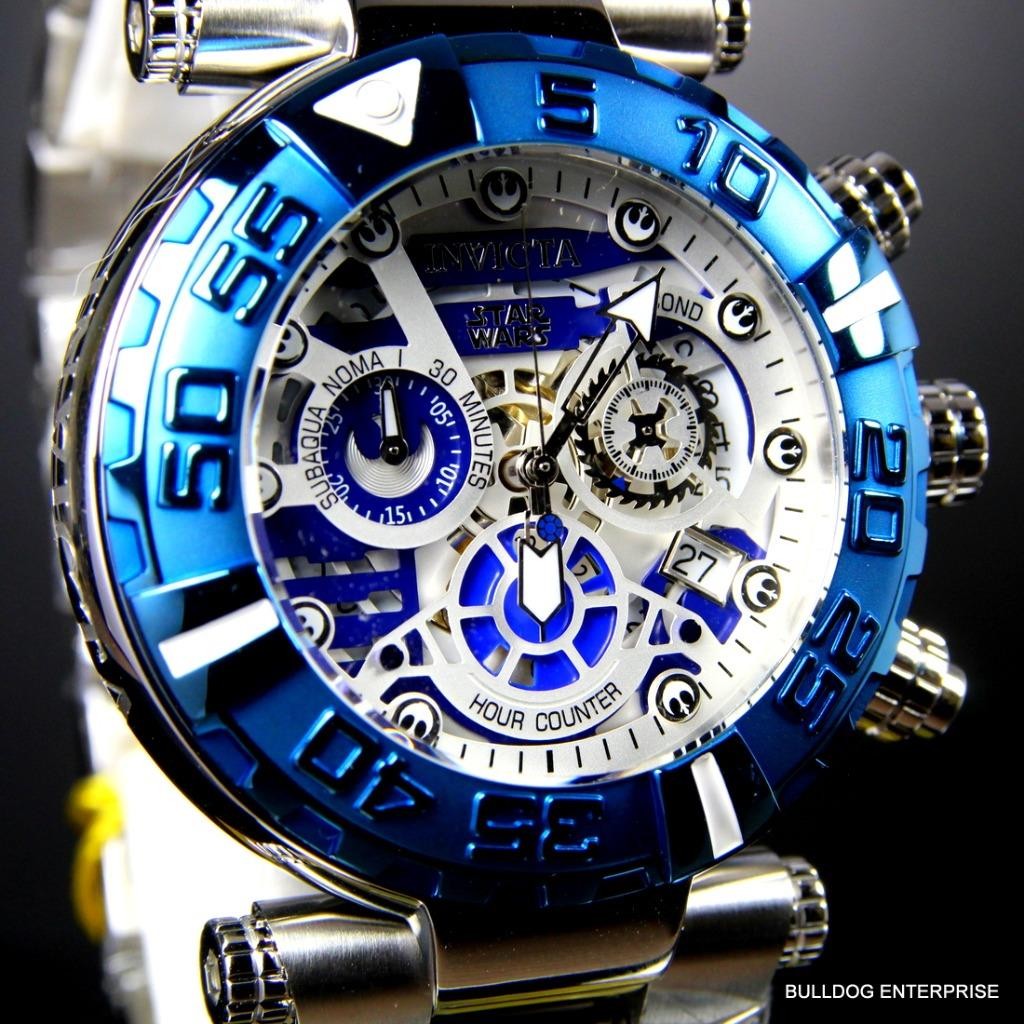 Invicta Star Wars R2D2 Subaqua Noma I Ltd Ed Swiss Movt 47mm Steel Watch New
