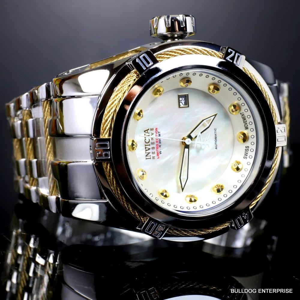 Invicta Reserve Bolt Zeus Heritage Ltd Ed Swiss SW200 Automatic Steel Watch New