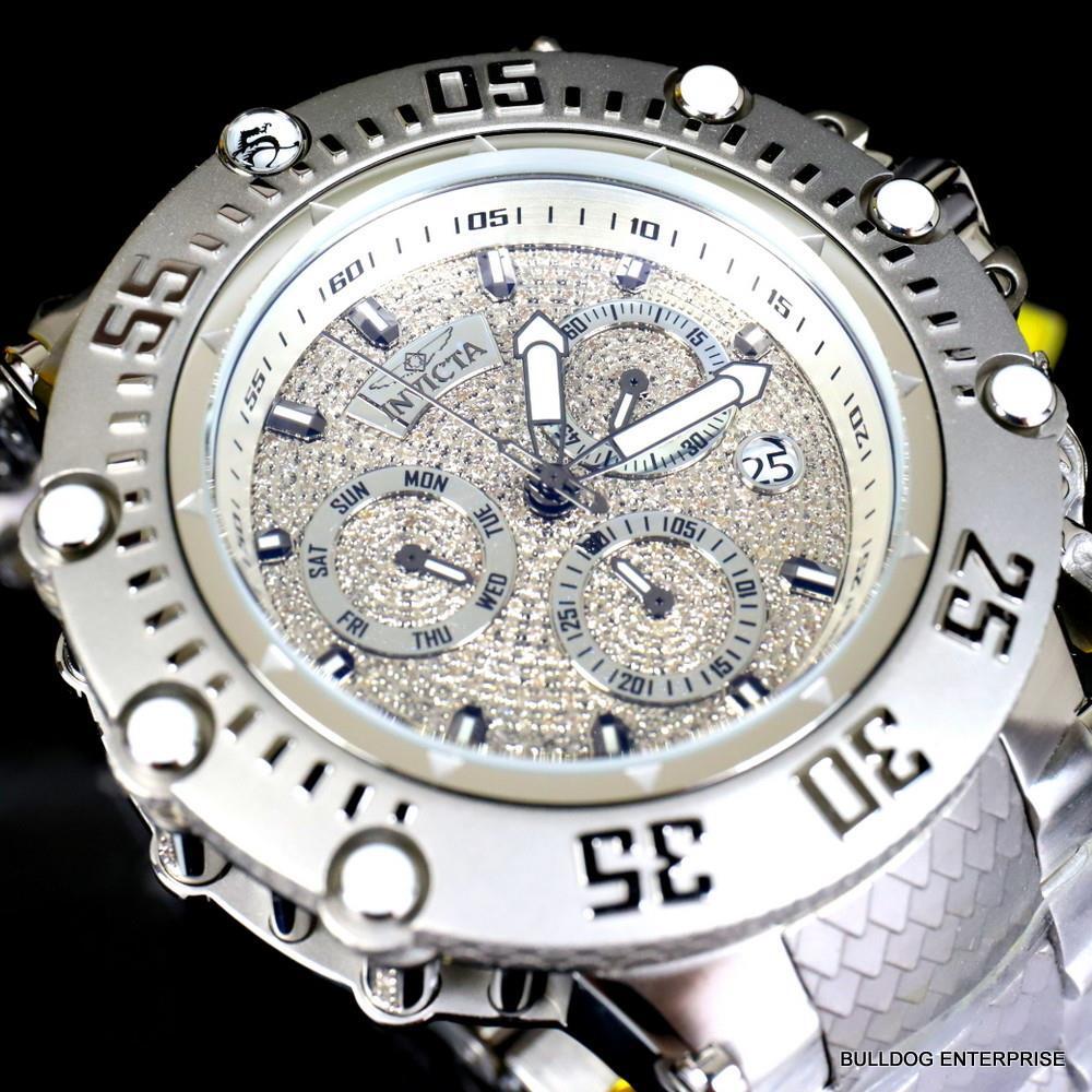 Invicta Subaqua Noma VII 1.57CTW Diamond Swiss Stainless Steel 52mm Watch New