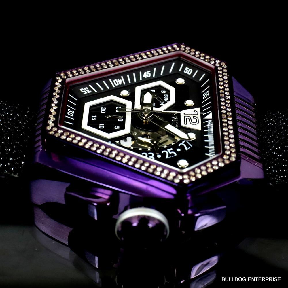Invicta Speedway .76 CTW Diamond Triangular Stingray Chrono Swiss Mvt Watch New