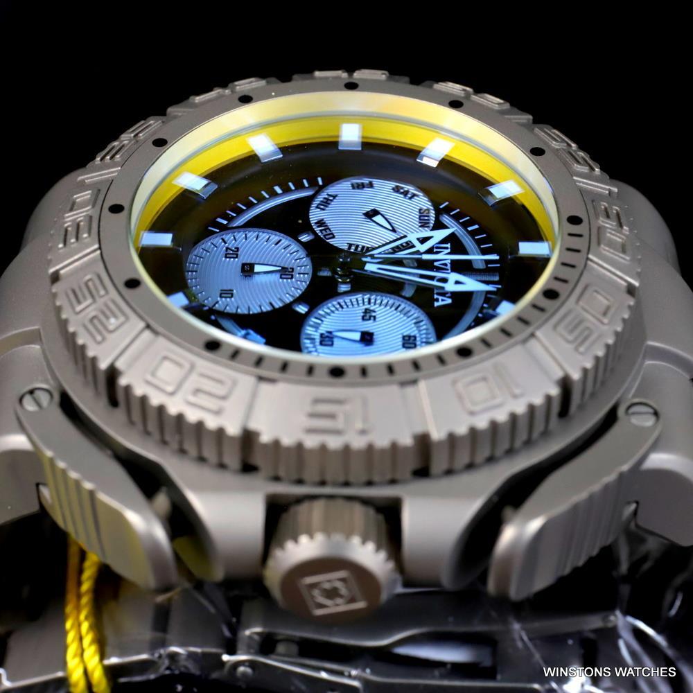 Invicta Coalition Forces Tinted Crystal Titanium 52mm Ronda Z60 Watch New