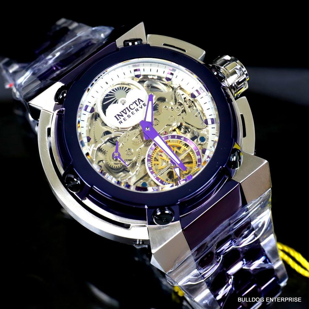 Invicta Reserve X-Wing  Automatic Day/Night Moon Phase Skeletonized Watch New