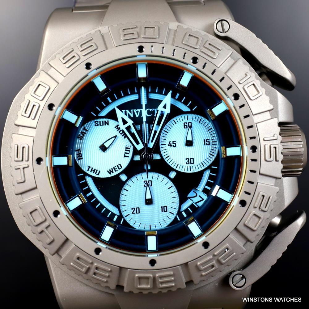 Invicta Coalition Forces Tinted Crystal Titanium 52mm Ronda Z60 Watch New