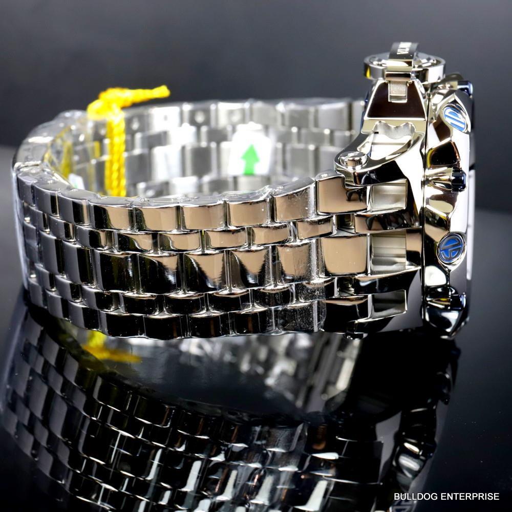 Invicta Reserve Venom Fusion Double Open Heart Automatic Steel MOP Watch New
