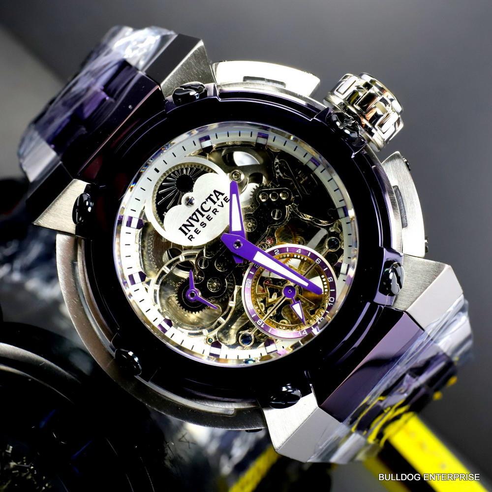Invicta Reserve X-Wing  Automatic Day/Night Moon Phase Skeletonized Watch New