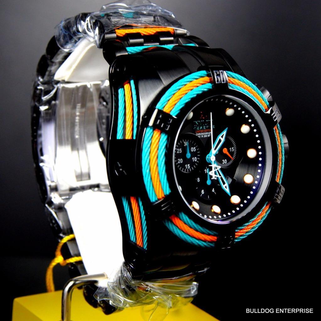 Invicta Reserve Jason Taylor JT Bolt Zeus Tri Cable Swiss Black Miami Watch New