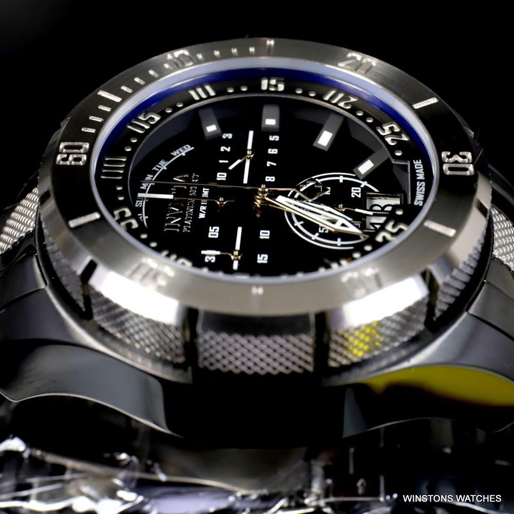 Invicta Platinum Select Coalition Forces Swiss Made Steel Chrono Watch 50mm New
