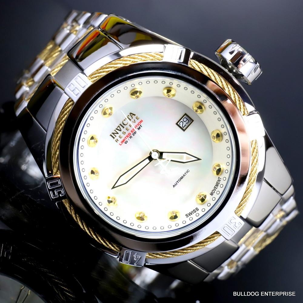 Invicta Reserve Bolt Zeus Heritage Ltd Ed Swiss SW200 Automatic Steel Watch New